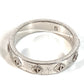 Dior Silver 925 SV925 Logo Accessory Jewelry Ring AG925 Men's Silver