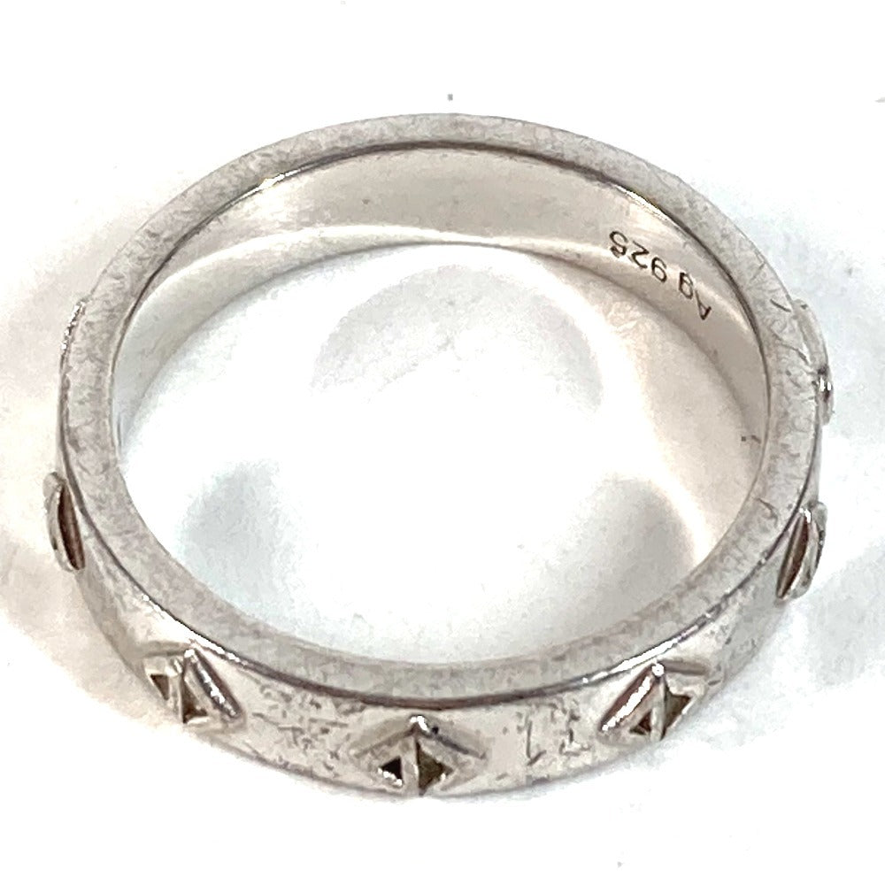 Dior Silver 925 SV925 Logo Accessory Jewelry Ring AG925 Men's Silver