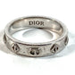 Dior Silver 925 SV925 Logo Accessory Jewelry Ring AG925 Men's Silver