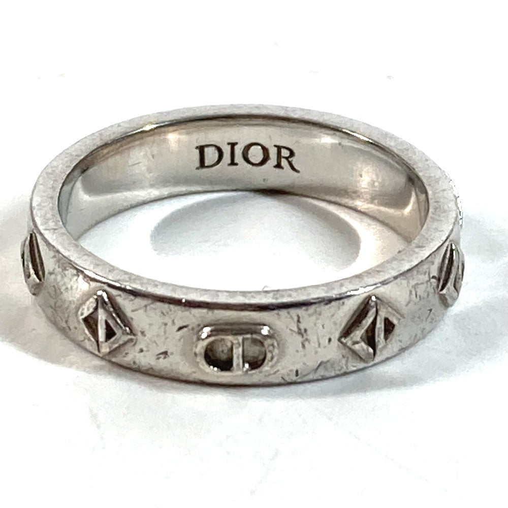 Dior Silver 925 SV925 Logo Accessory Jewelry Ring AG925 Men's Silver