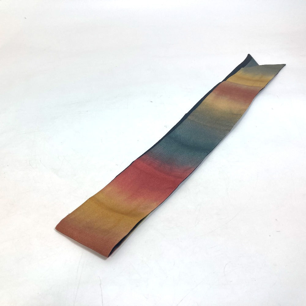 Dior Tie-Dye Logo Mitza Bandeau Scarf, Silk, Women's, Multicolor