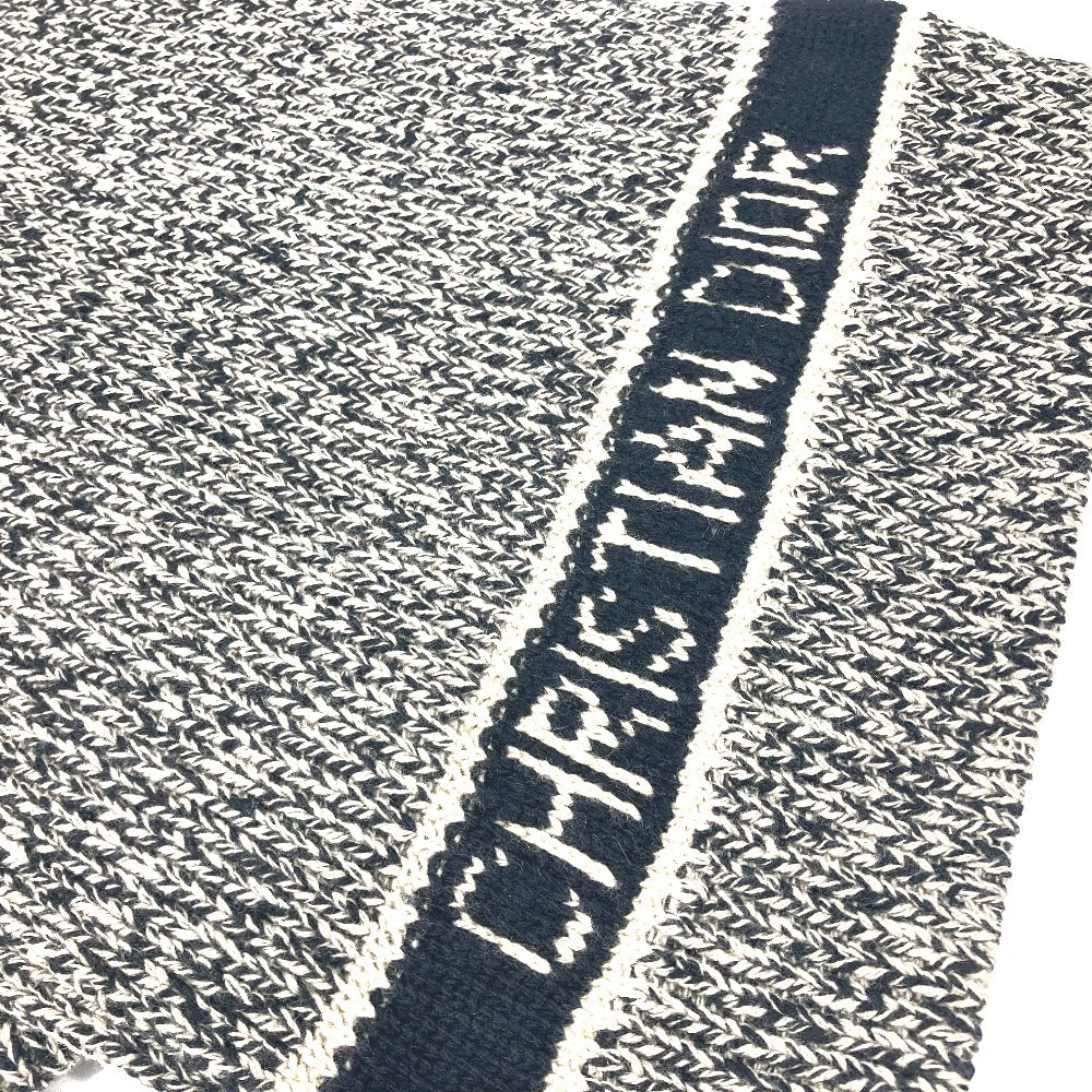 Dior 25DWI214S007 ロゴ マフラー ウール/カシミヤ レディース ブラック - brandshop-reference