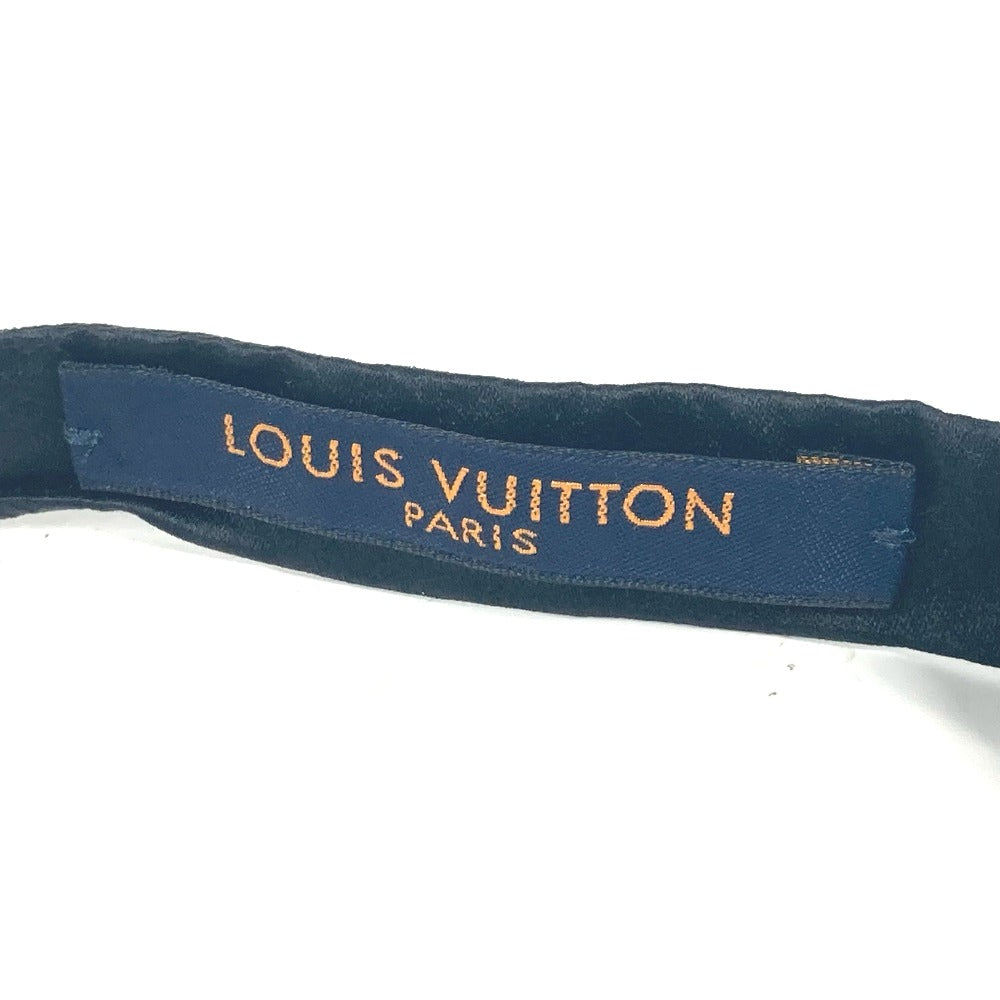 LOUIS VUITTON M74722 アクセサリー ボウタイ・ダミエ オール 蝶ネクタイ りぼん ドット ネクタイ シルク メンズ ブラック