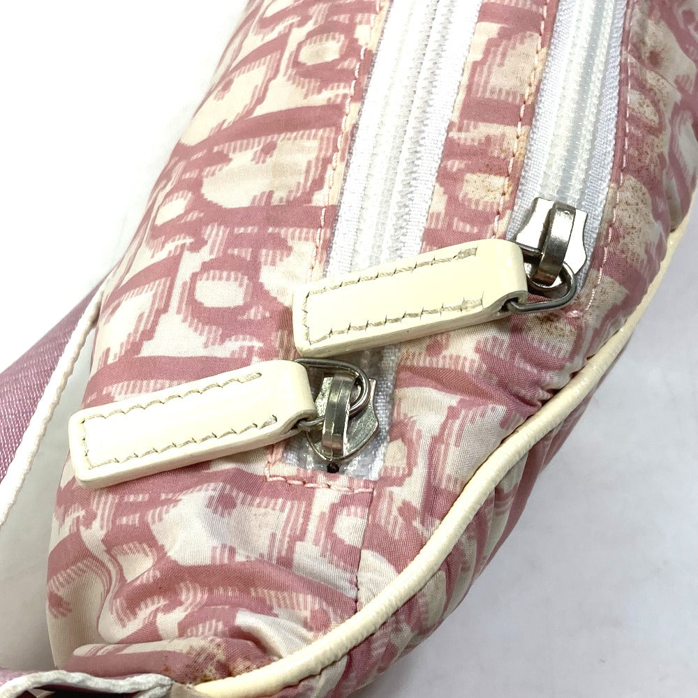 Dior ショルダーバッグ トロッター NO2 ウエストバッグ カバン ボディバッグ ナイロン レディース ピンク