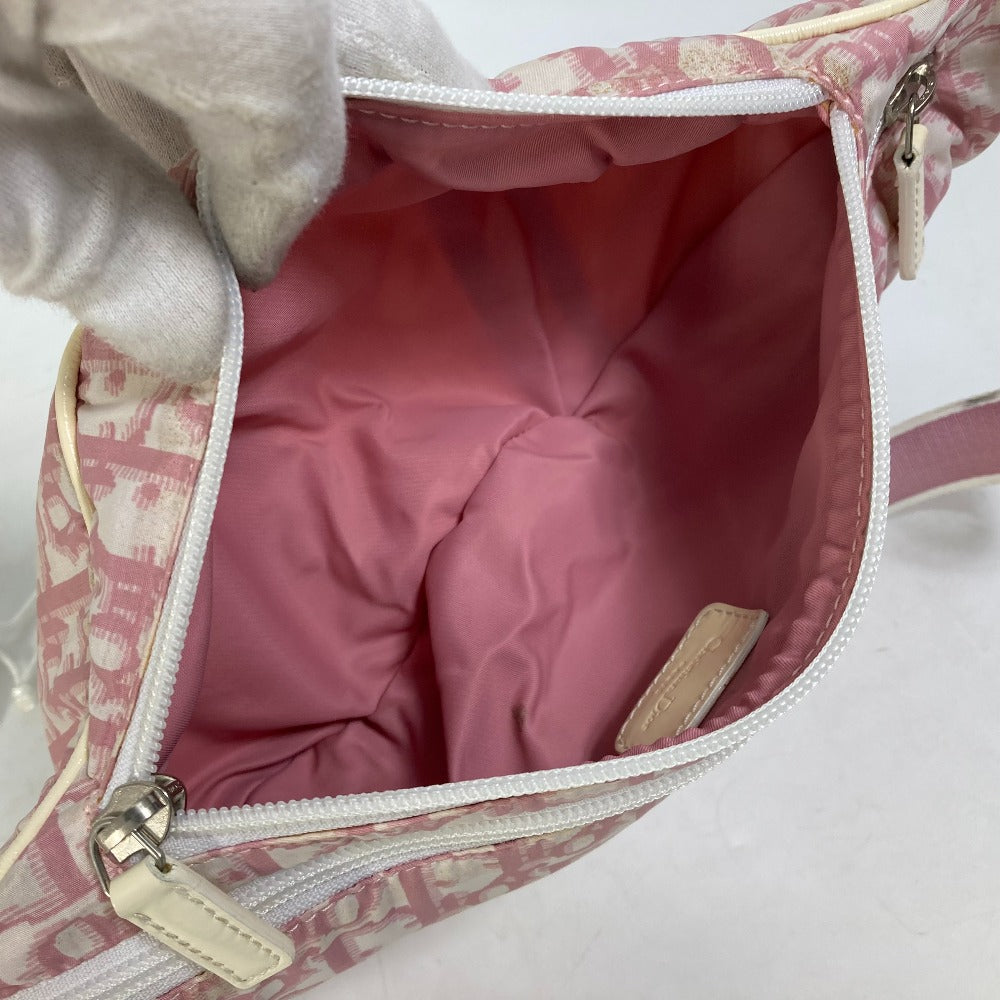 Dior ショルダーバッグ トロッター NO2 ウエストバッグ カバン ボディバッグ ナイロン レディース ピンク