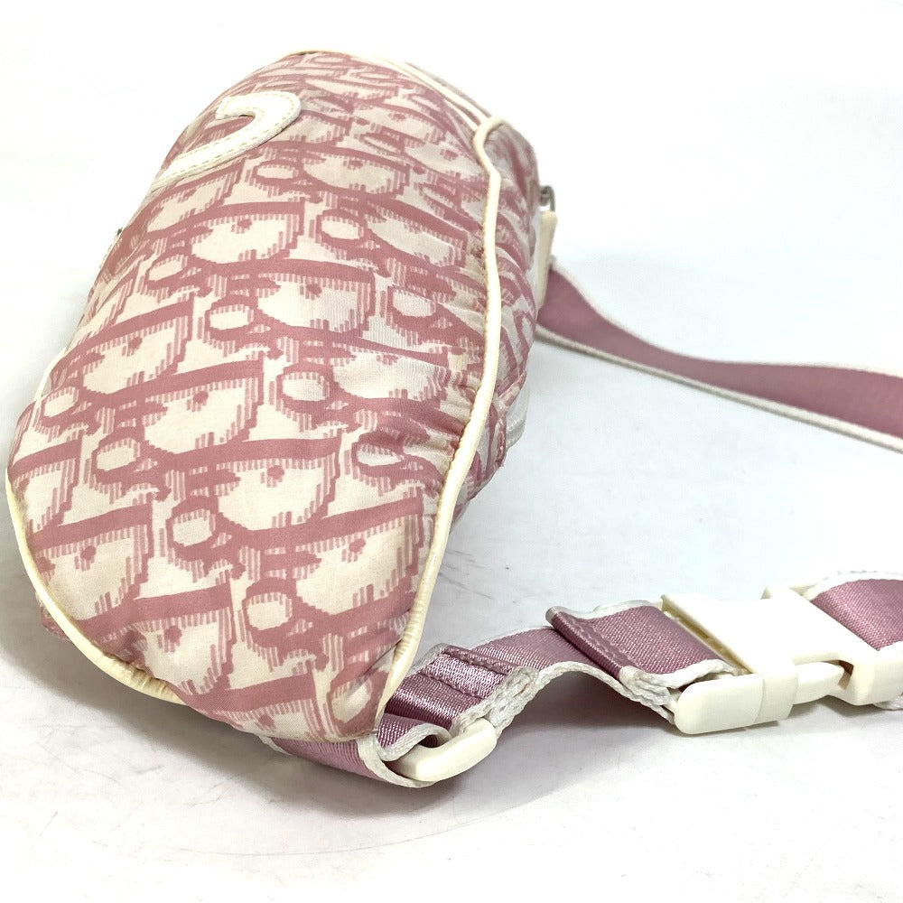 Dior ショルダーバッグ トロッター NO2 ウエストバッグ カバン ボディバッグ ナイロン レディース ピンク