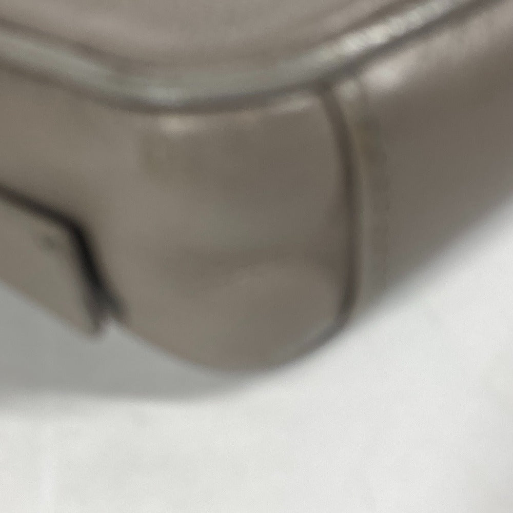 Dior Pouch Logo Strap Clutch Bag Second Bag Leather Men's Gray