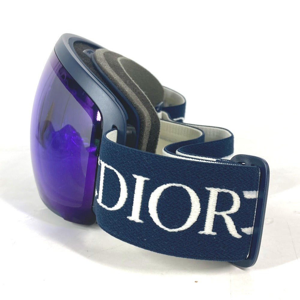 Dior スノーボード スキー ゴーグル 眼鏡 アイウェア サングラス プラスチック メンズ ネイビー