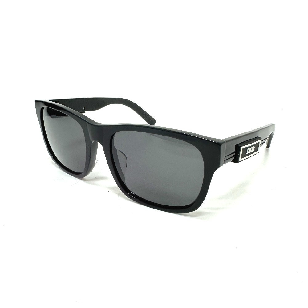 Dior B23S2F ウェリントン レクタンギュラーシェイプ ファッション 小物 ロゴ オブリーク サングラス プラスチック メンズ ブラック - brandshop-reference