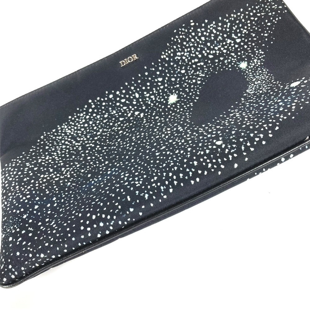 Dior ピータードイグ  PETER DOIG ロゴ ポーチ クラッチバッグ ナイロン メンズ ブラック - brandshop-reference