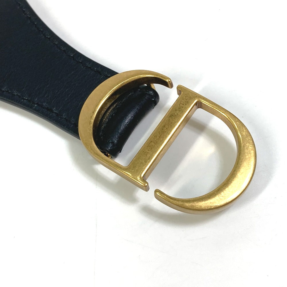 Dior B0003CBTE_M928　 CD金具 エンブロイダリー キャンバス ロゴ ズボン用ベルト ベルト コットン レディース ネイビー×ベージュ