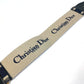 Dior B0003CBTE_M928　 CD金具 エンブロイダリー キャンバス ロゴ ズボン用ベルト ベルト コットン レディース ネイビー×ベージュ