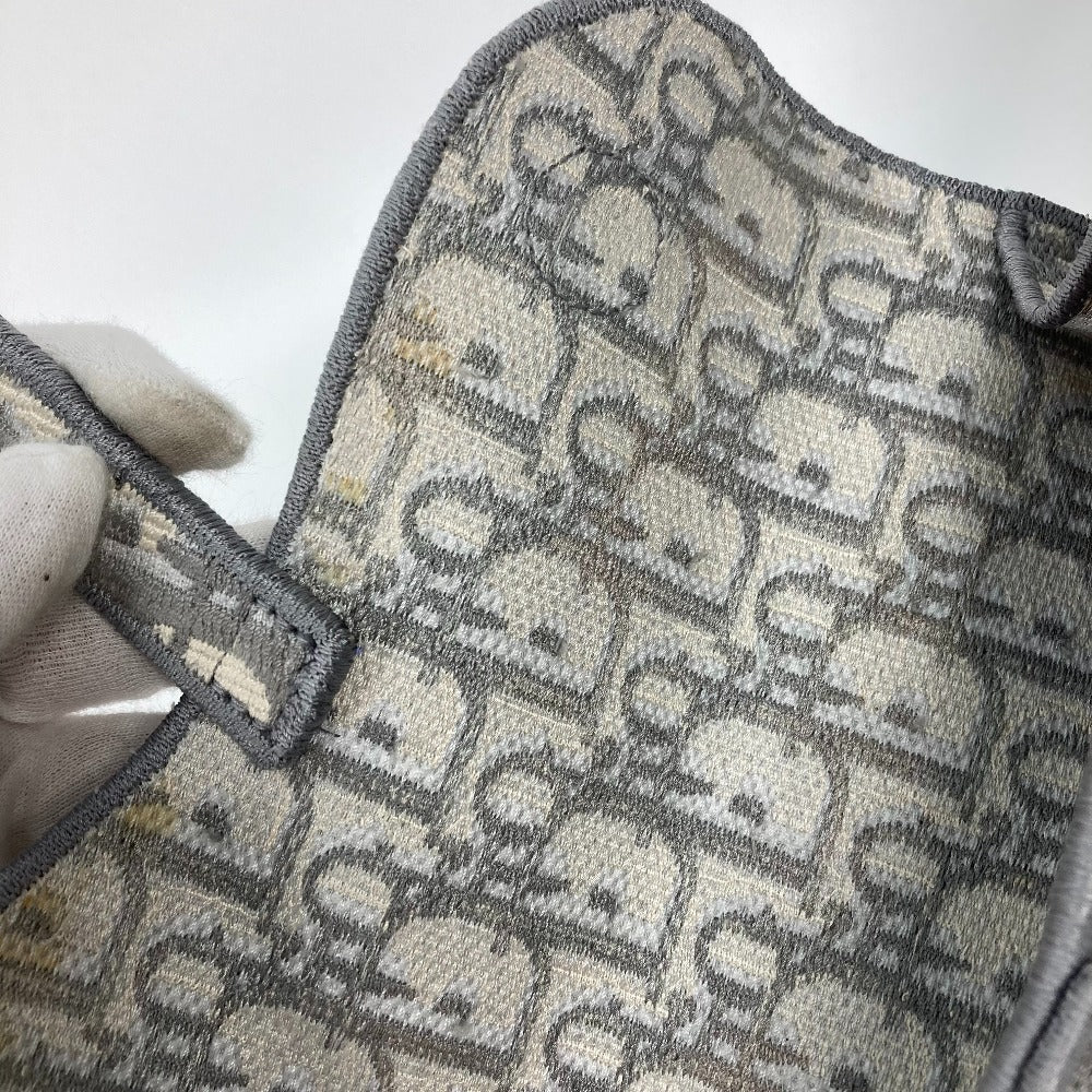 Dior オブリーク SADDLE サドル スリムポーチ エンブロイダリー カバン バッグ ボディバッグ ショルダーバック ウエストバッグ ジャガード メンズ グレー - brandshop-reference