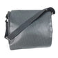 DIOR HOMME Crossbody Flap Trotter Oblique Logo Messenger Bag Shoulder Bag PVC Men's Black