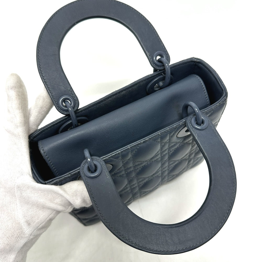 Dior レディディオール 2WAYバッグ カバン バッグ ショルダーバッグ ハンドバック 斜め掛け ハンドバッグ ラムスキン レディース ブルー - brandshop-reference