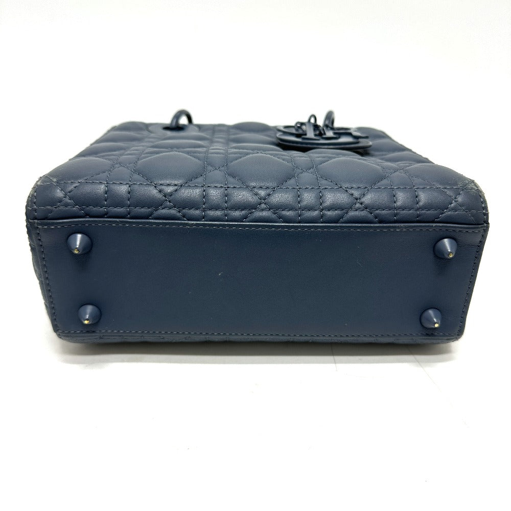 Dior レディディオール 2WAYバッグ カバン バッグ ショルダーバッグ ハンドバック 斜め掛け ハンドバッグ ラムスキン レディース ブルー - brandshop-reference