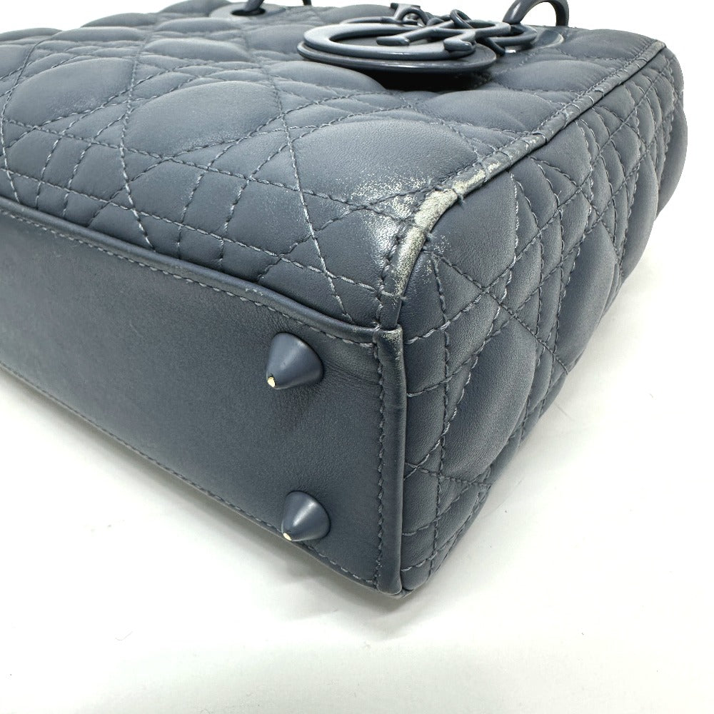 Dior レディディオール 2WAYバッグ カバン バッグ ショルダーバッグ ハンドバック 斜め掛け ハンドバッグ ラムスキン レディース ブルー - brandshop-reference