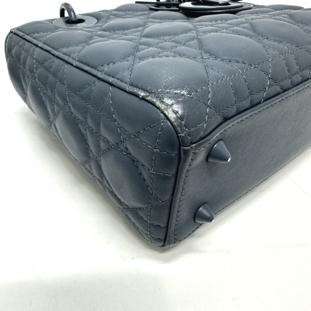 Dior レディディオール 2WAYバッグ カバン バッグ ショルダーバッグ ハンドバック 斜め掛け ハンドバッグ ラムスキン レディース ブルー - brandshop-reference