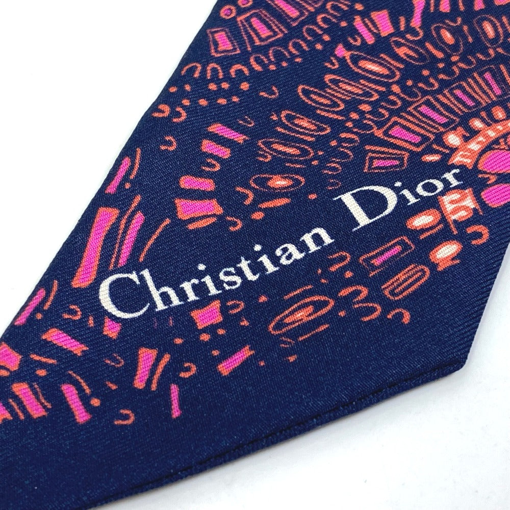 Dior ミッツア バンドースカーフ スカーフ シルク レディース ネイビー