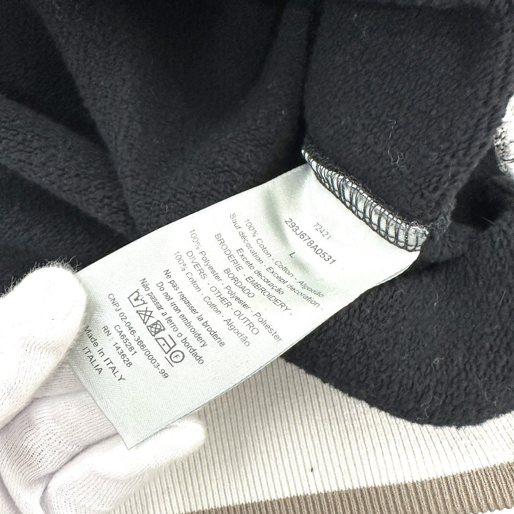 Dior 293J678A0531 ロゴエンブロイダリー プルオーバー アパレル パーカー コットン メンズ ブラック - brandshop-reference