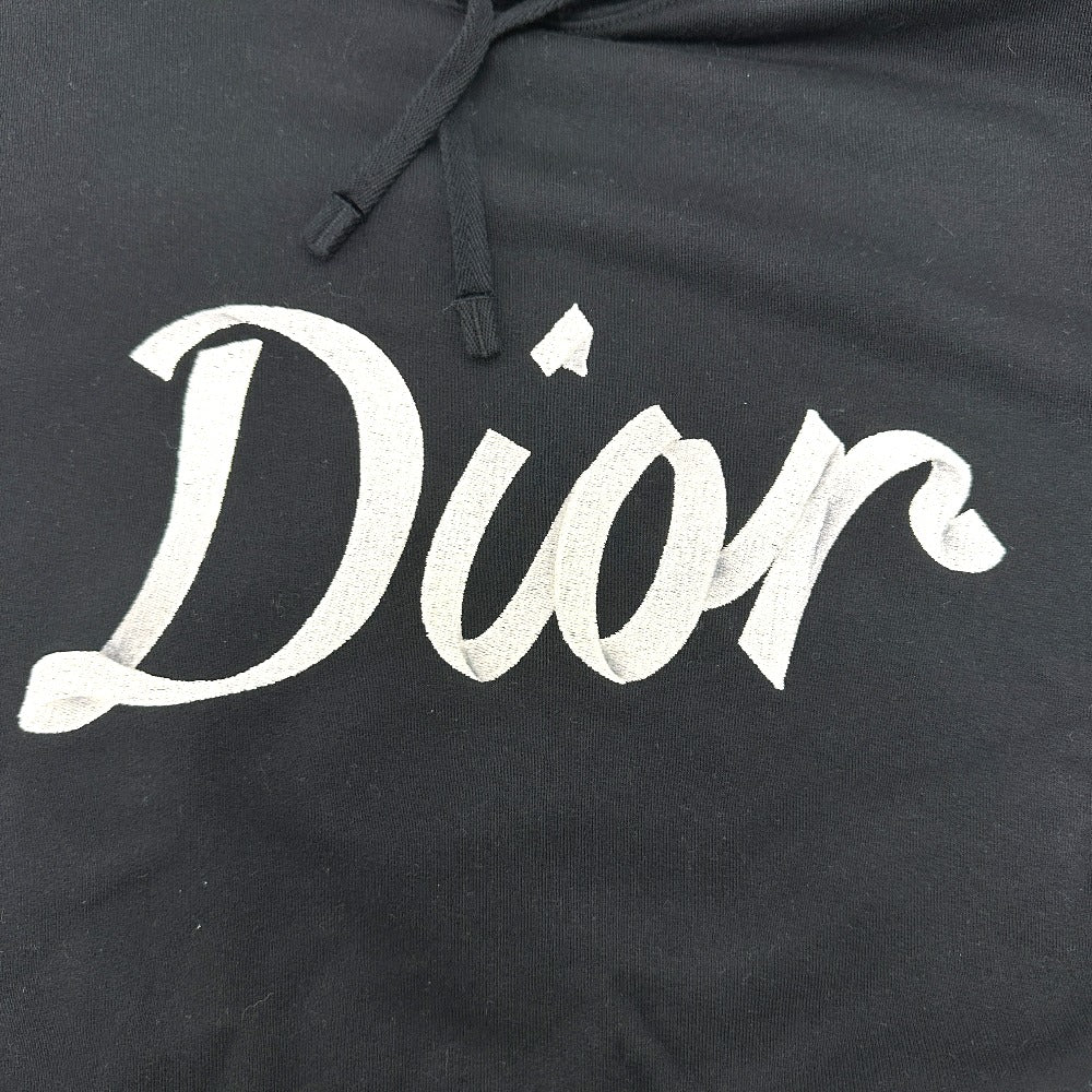 Dior 293J678A0531 ロゴエンブロイダリー プルオーバー アパレル パーカー コットン メンズ ブラック - brandshop-reference
