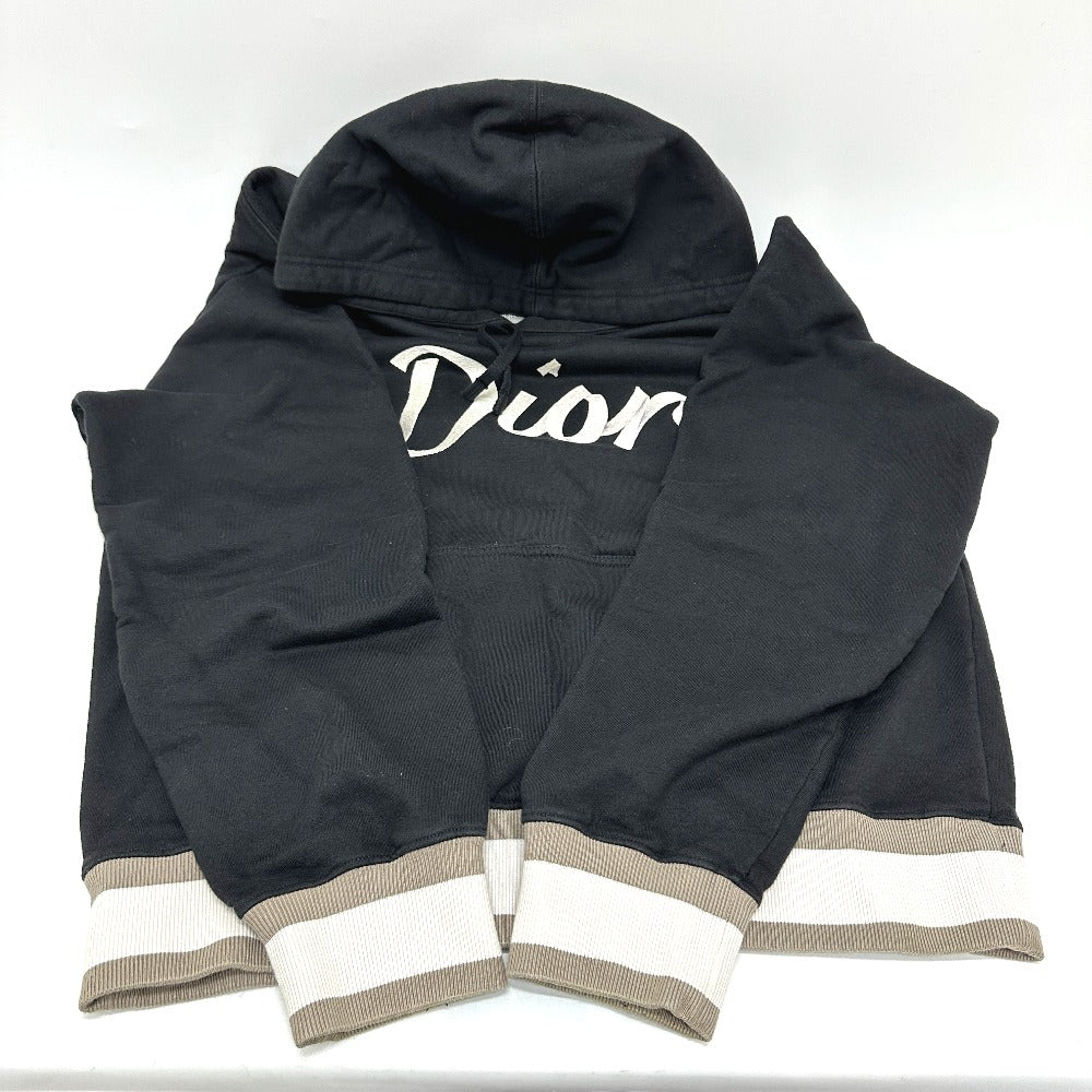 Dior 293J678A0531 ロゴエンブロイダリー プルオーバー アパレル パーカー コットン メンズ ブラック - brandshop-reference