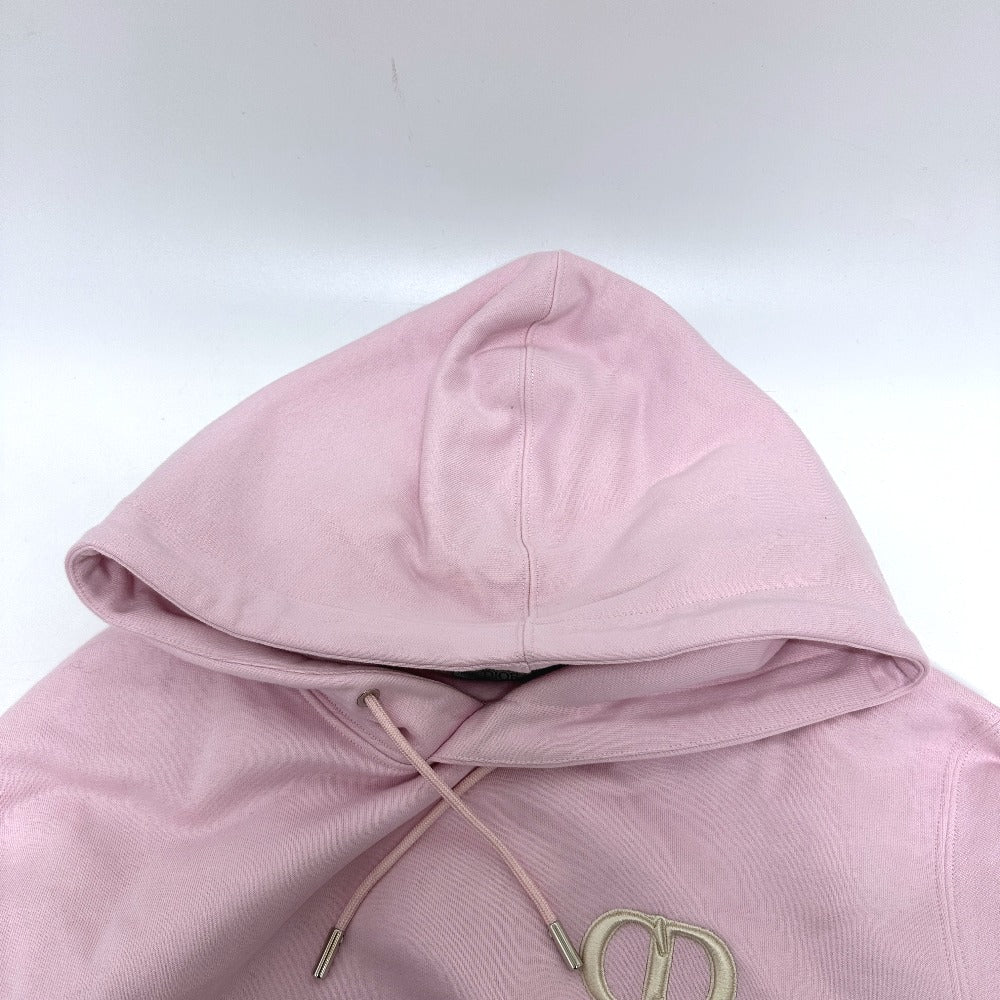 Dior 113J698A0531 CD Logo Pullover Apparel Hoodie Cotton Men's Pink