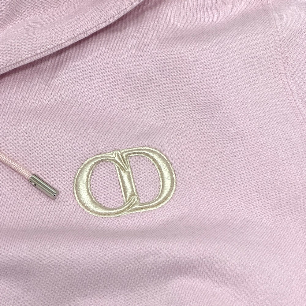 Dior 113J698A0531 CD Logo Pullover Apparel Hoodie Cotton Men's Pink