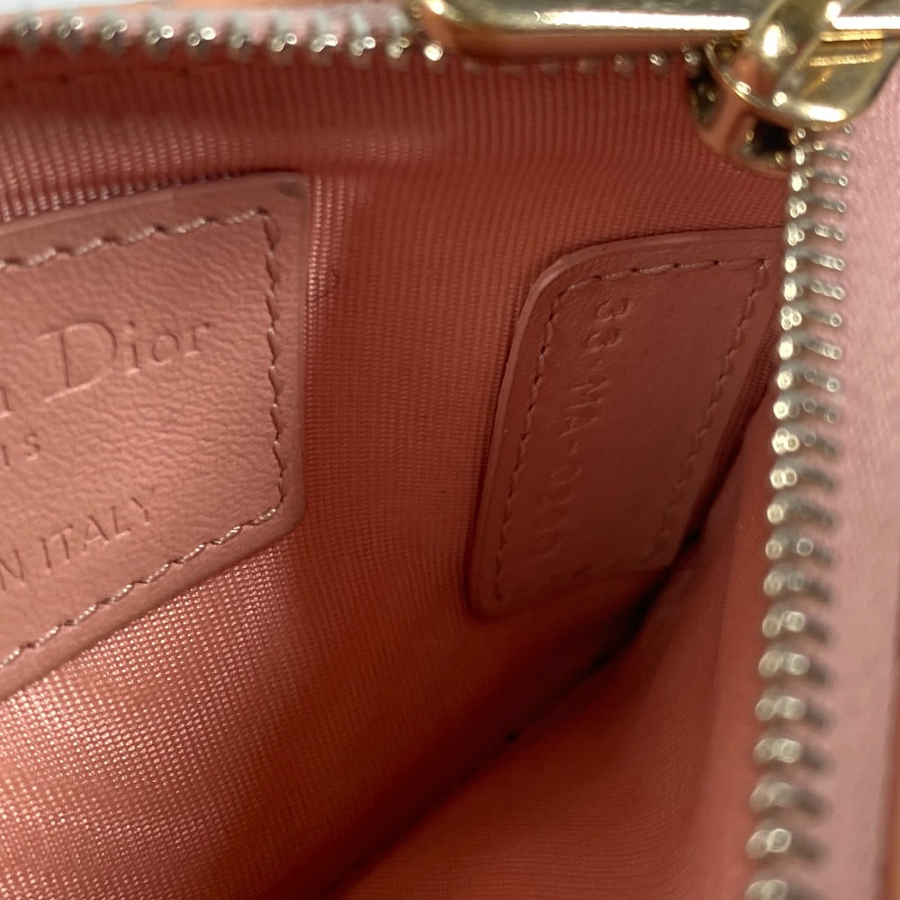 Dior レディディオール LADYDIOR カナージュ 財布 小銭入れ コインケース エナメル レディース