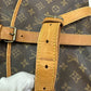 LOUIS VUITTON M42254 Monogram Saumur 35 Shoulder Bag, Crossbody Flap, Monogram Canvas, Unisex, Brown