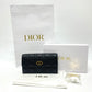 Dior S5039UWC レディディオール カナージュ カロ 財布 ウォレット 長財布 カーフスキン レディース ブラック