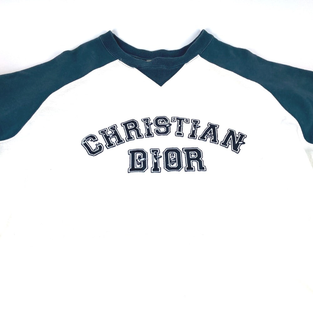 Dior 193J636A0687 KENNY SCHARF ケニー・シャーフ ロゴエンブロイダリー スウェット 長袖 トップス アパレル トレーナー コットン メンズ ホワイト - brandshop-reference