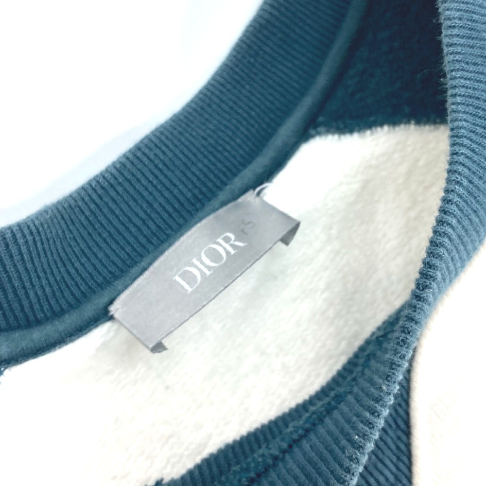 Dior 193J636A0687 KENNY SCHARF ケニー・シャーフ ロゴエンブロイダリー スウェット 長袖 トップス アパレル トレーナー コットン メンズ ホワイト - brandshop-reference