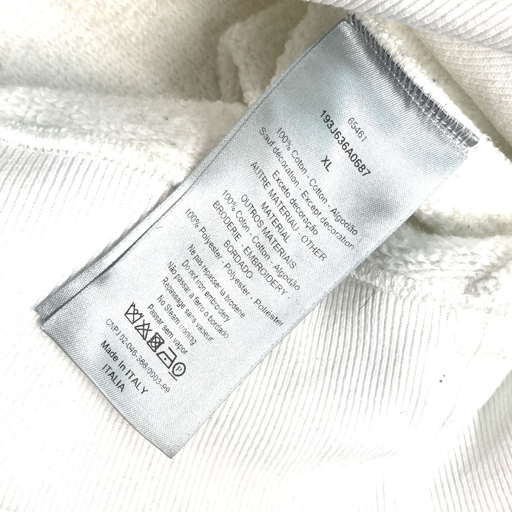 Dior 193J636A0687 KENNY SCHARF ケニー・シャーフ ロゴエンブロイダリー スウェット 長袖 トップス アパレル トレーナー コットン メンズ ホワイト - brandshop-reference