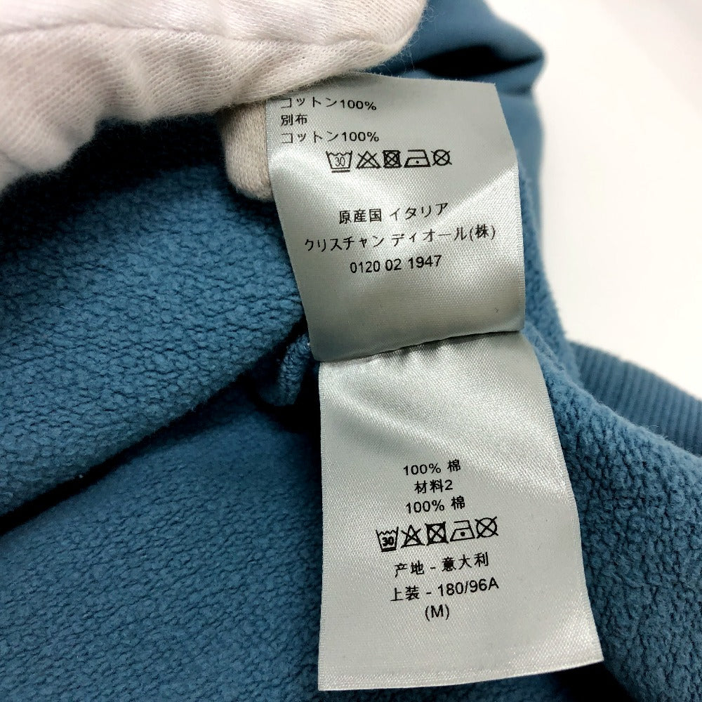 Dior 943.J612A0531 CDアイコン クルーネック スウェット アパレル 長袖 トレーナー コットン メンズ ブルー - brandshop-reference