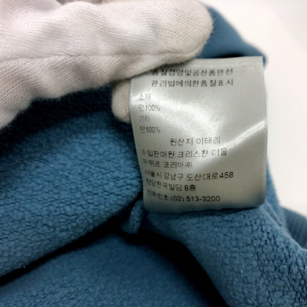 Dior 943.J612A0531 CDアイコン クルーネック スウェット アパレル 長袖 トレーナー コットン メンズ ブルー - brandshop-reference