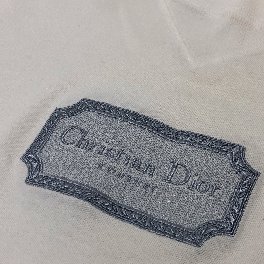Dior 243J685B0 ディオールオム ロゴエンブロイダリー アパレル トップス 半袖 Tシャツ 半袖Ｔシャツ コットン メンズ ホワイト