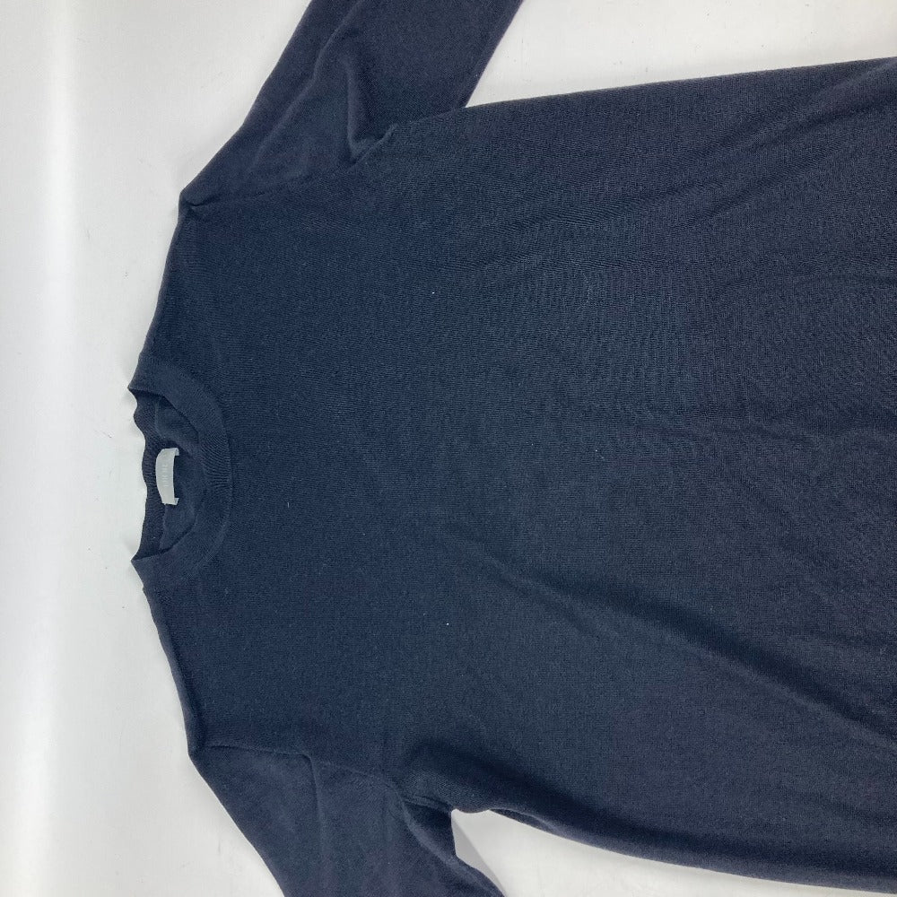 Dior BEE Men's Navy Wool Knit Sweater Long Sleeve Top