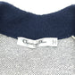 Dior 214V50AM351 DIOR 8 Bomber Apparel, blouson, zip-up, outerwear, collarless jacket Jacket wool Navy/White Used