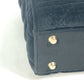 Dior LADY DIOR Chain Lady Dior Cannage Mini Rhinestone 2-Way Shoulder Bag/Handbag Velour/Leather Women's Black