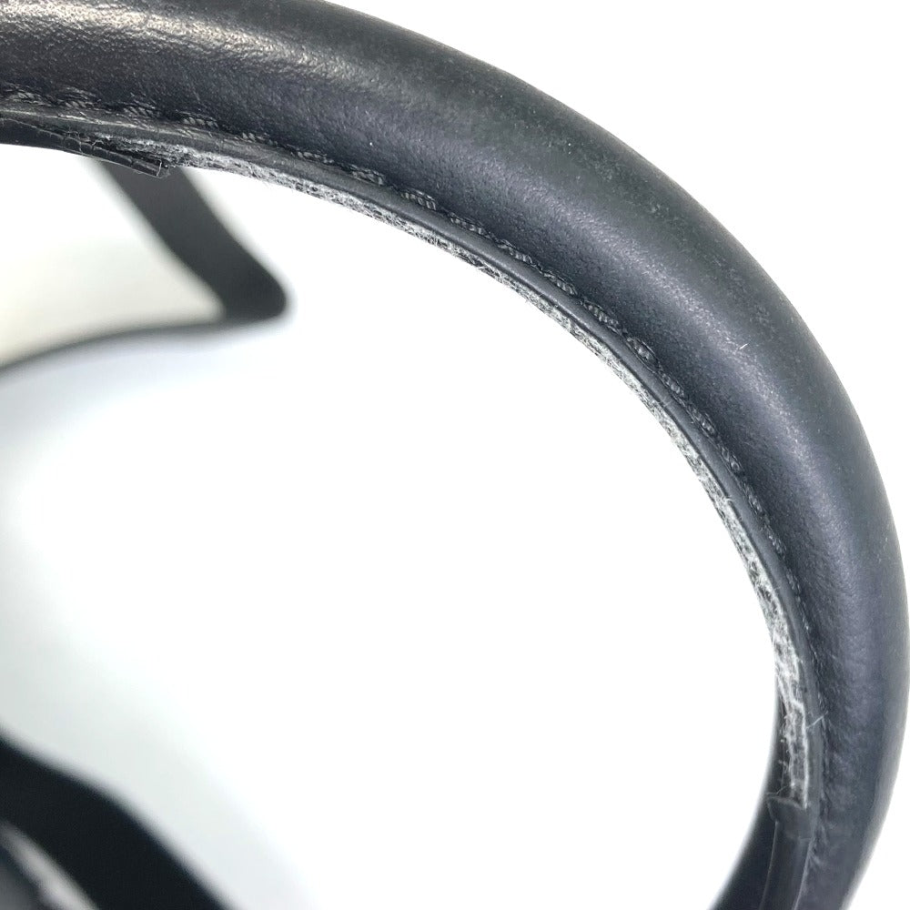 DIOR HOMME Handbag with Logo, Trotter Interior, Oblique Design, 2-Way Shoulder Bag, Business Bag, Leather, Men's, Black