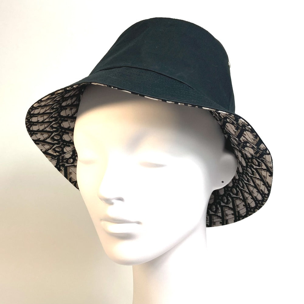 Dior 95TDD923A130 オブリーク TEDDY-D ボブハット バケットハット ハット ナイロン レディース ブラック