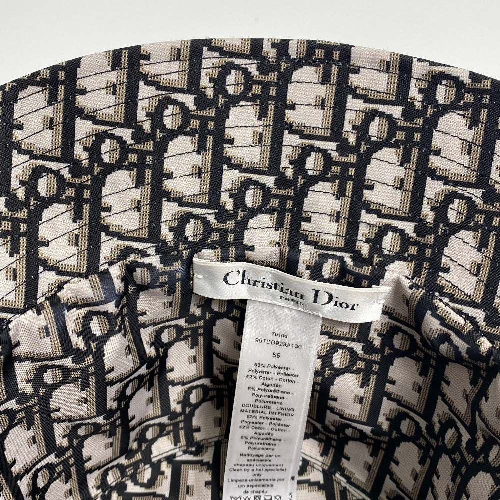 Dior 95TDD923A130 オブリーク TEDDY-D ボブハット バケットハット ハット ナイロン レディース ブラック