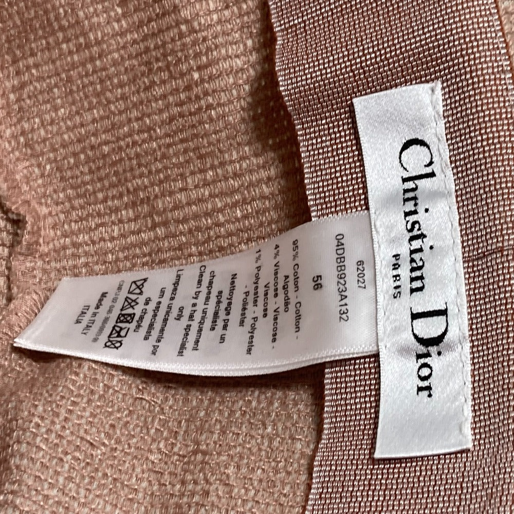 Dior 04DBB923A132 ハット帽 帽子 バケットハット ボブハット ロゴ ボブハット ハット コットン レディース ピンク
