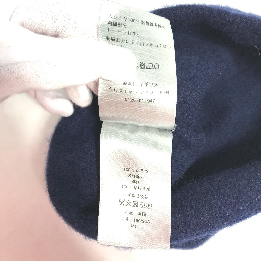 Dior 013MB10AT995 Logo Beanie Hat, Knit Cap, Cashmere Knit Hat, Men's, Navy