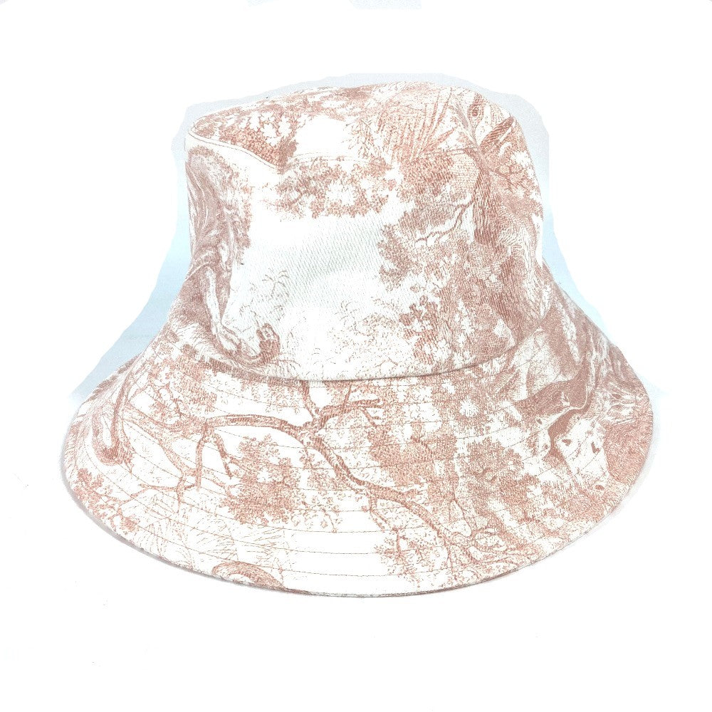 Dior 02TOJ924I130 Bucket Hat, Toile de Jouy, Women's, Pink, Cotton