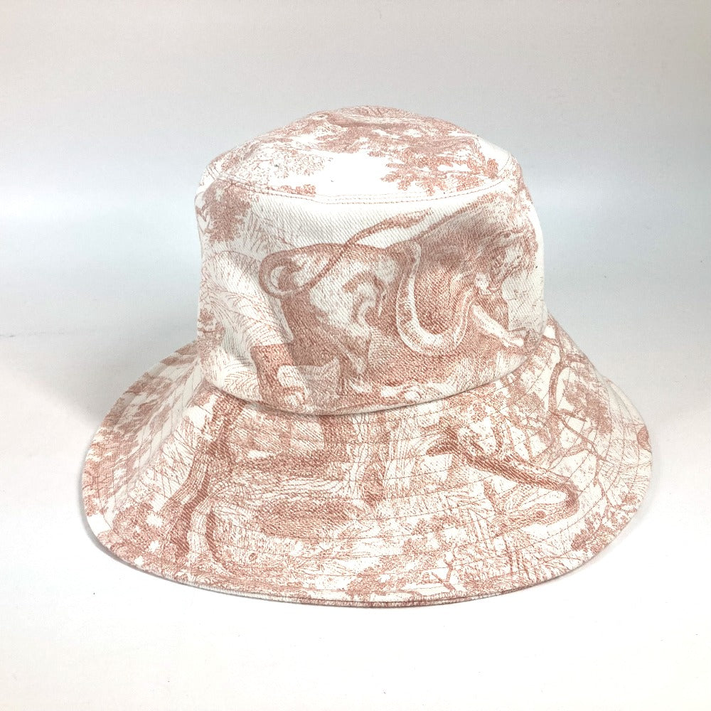 Dior 02TOJ924I130 Bucket Hat, Toile de Jouy, Women's, Pink, Cotton