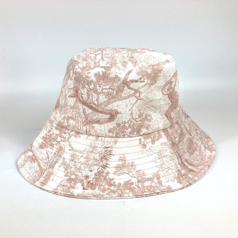 Dior 02TOJ924I130 Bucket Hat, Toile de Jouy, Women's, Pink, Cotton