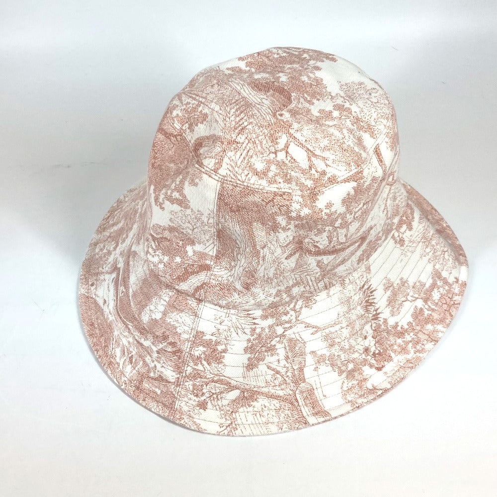 Dior 02TOJ924I130 Bucket Hat, Toile de Jouy, Women's, Pink, Cotton
