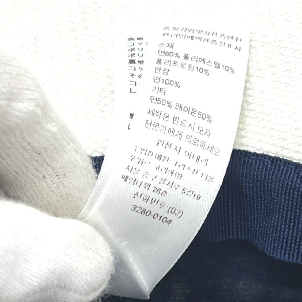 Dior 42TFS923X131 D-BOBBY ロゴ刺繍 ジャガード 帽子 アパレル小物 帽子 キャンバス レディース ホワイト